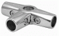 Preview: 5 Wegeverbinder Verbinder Eckverbinder für 25 mm Chrom Rohr rund Garderobe Kleiderständer Textilregal Kleiderstange begehbahrer Schrank Art Nr St.81.200