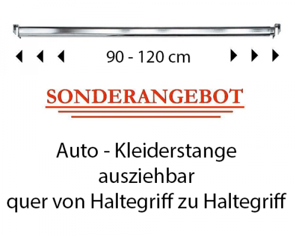 Auto-Kleiderstange 90-120